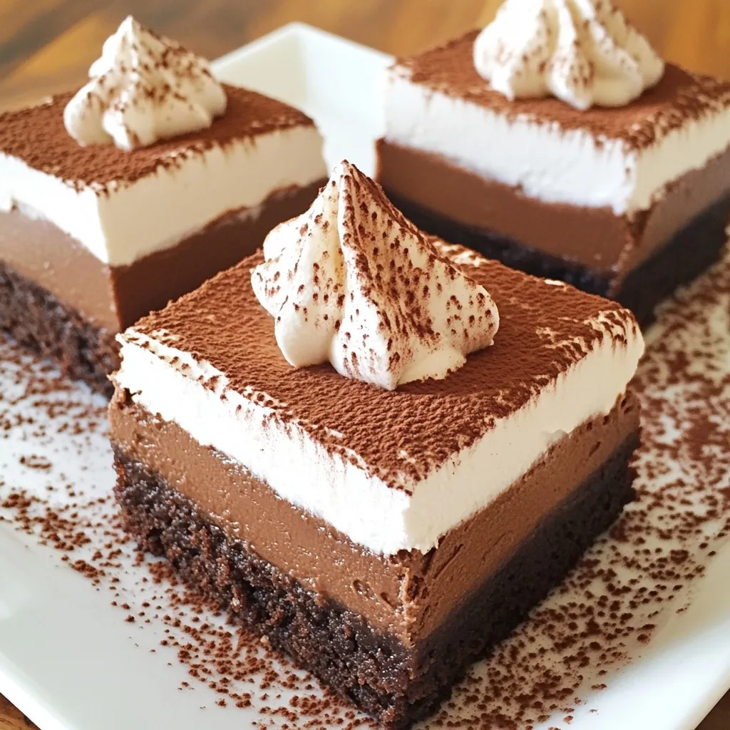 Chocolate Mousse Brownies Rich and Indulgent Delight