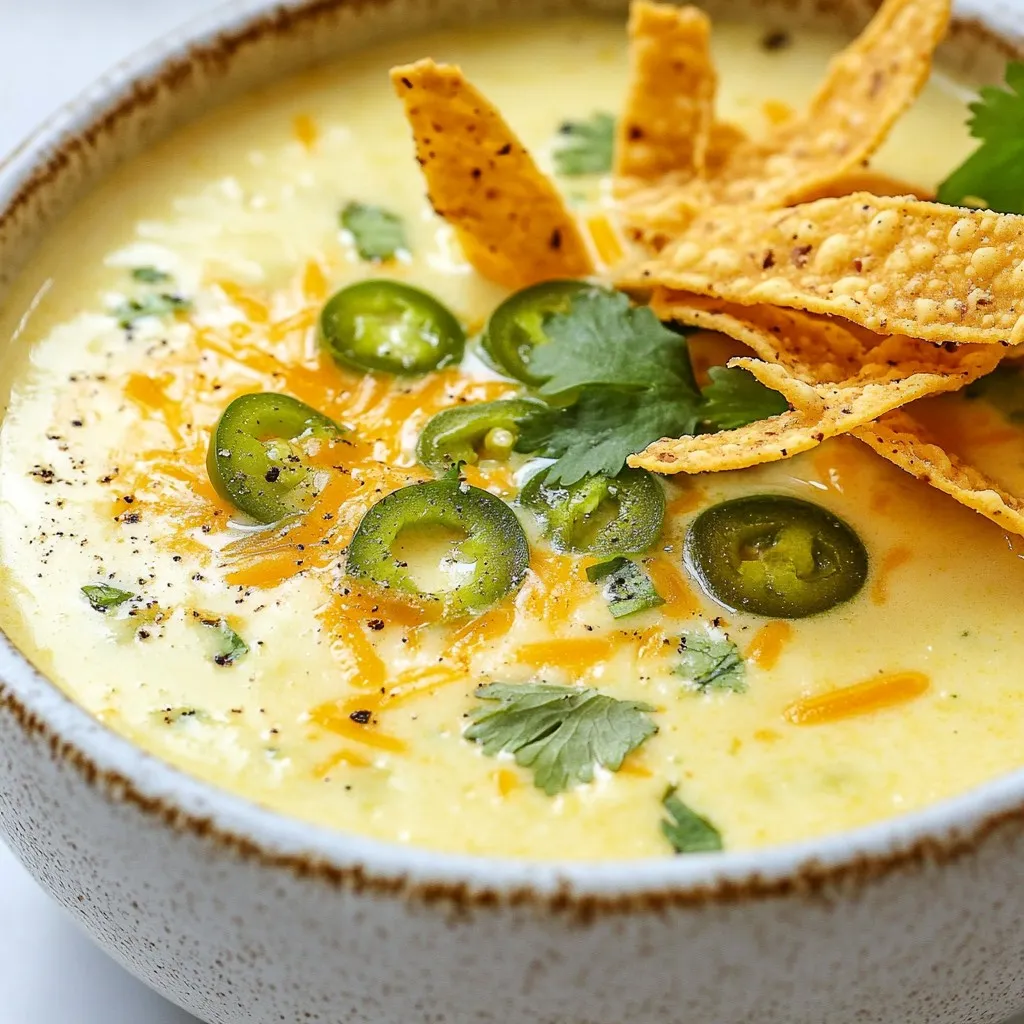 Jalapeno Popper Soup Creamy and Flavorful Delight