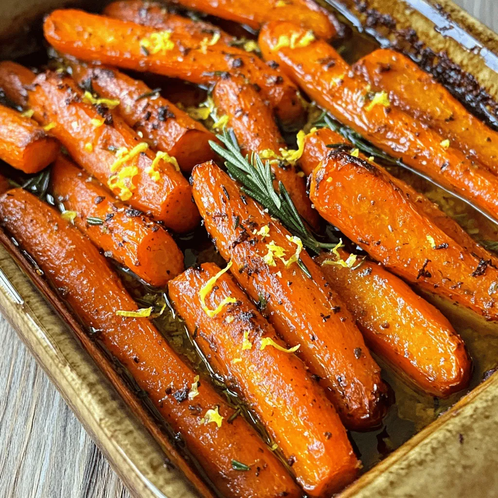 Rosemary Roasted Carrots Flavorful and Healthy Side