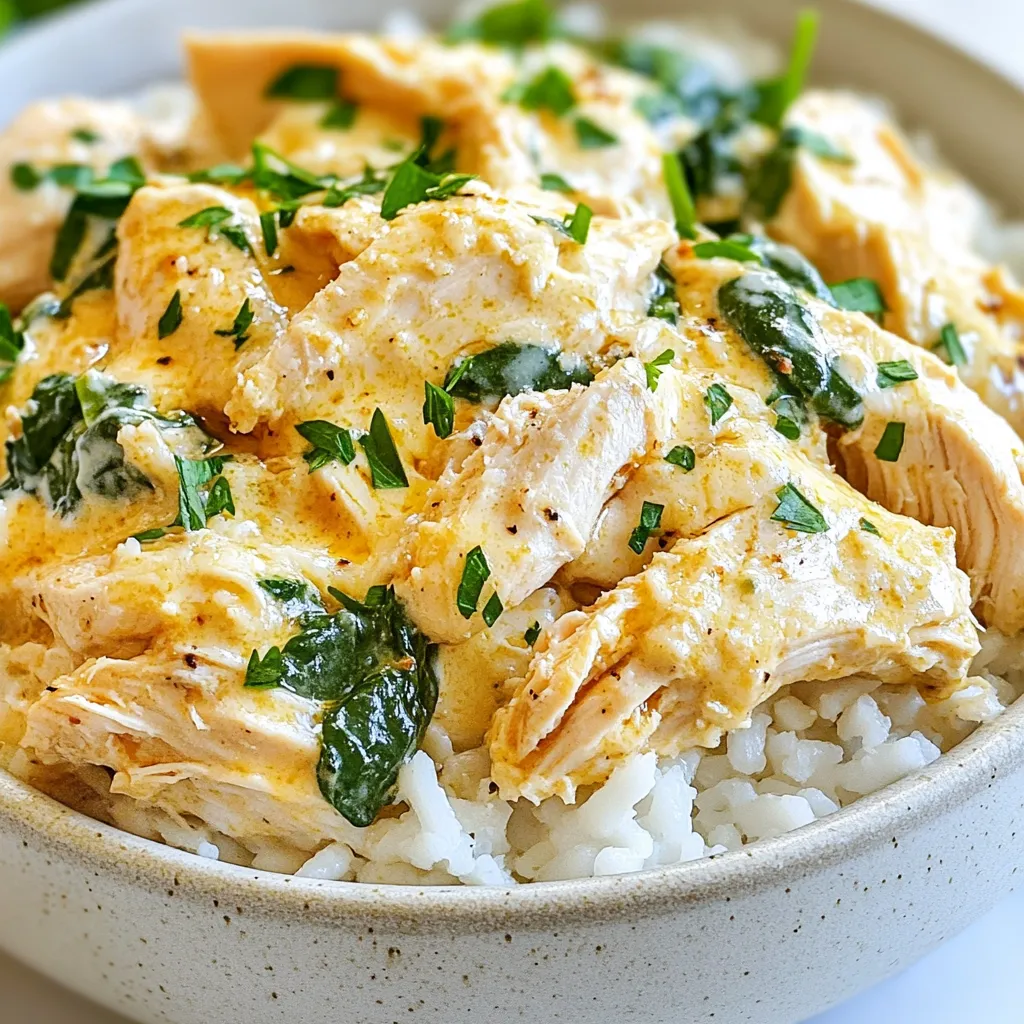 Creamy Garlic Parmesan Crockpot Chicken Delight