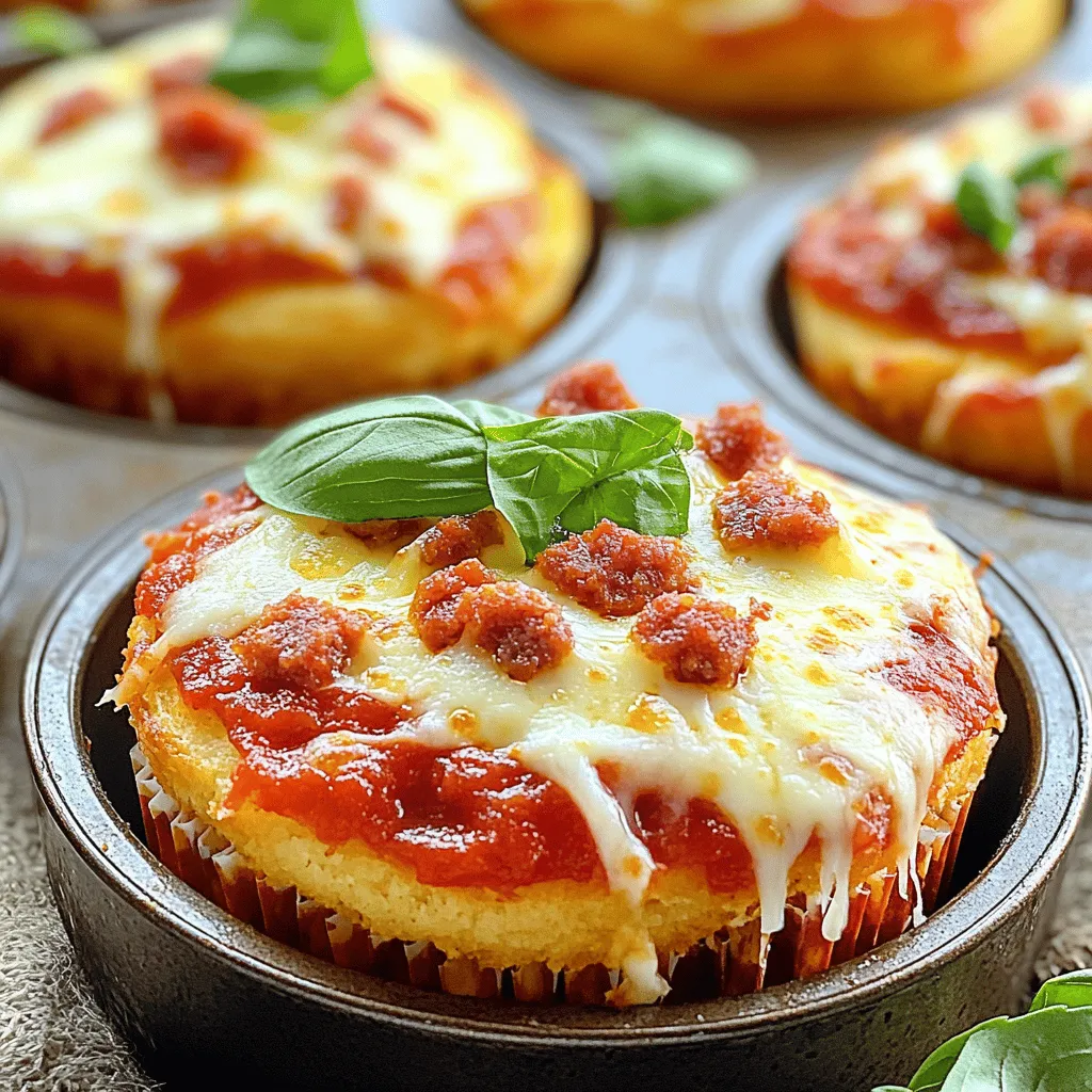 Deep Dish Pizza Cupcakes Tasty and Easy Recipe