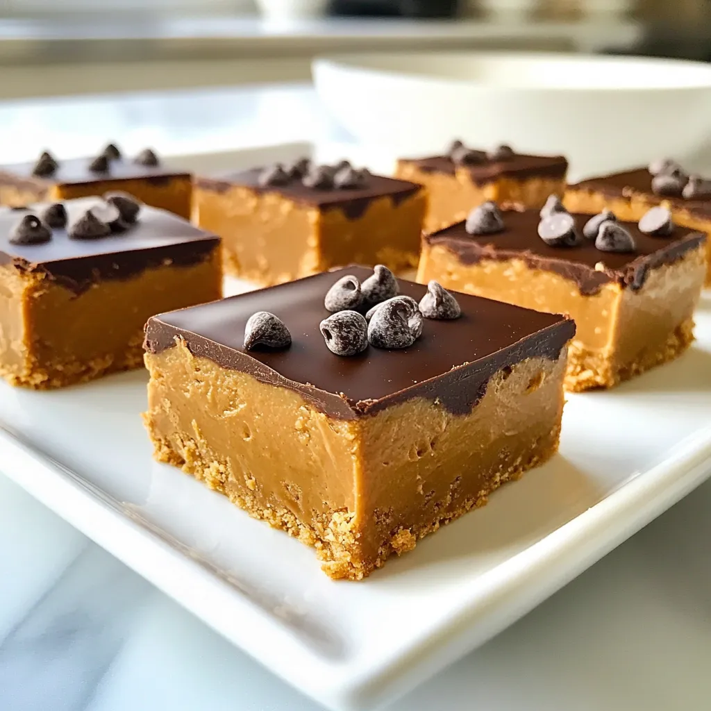 No Bake Peanut Butter Bars Simple and Easy Recipe