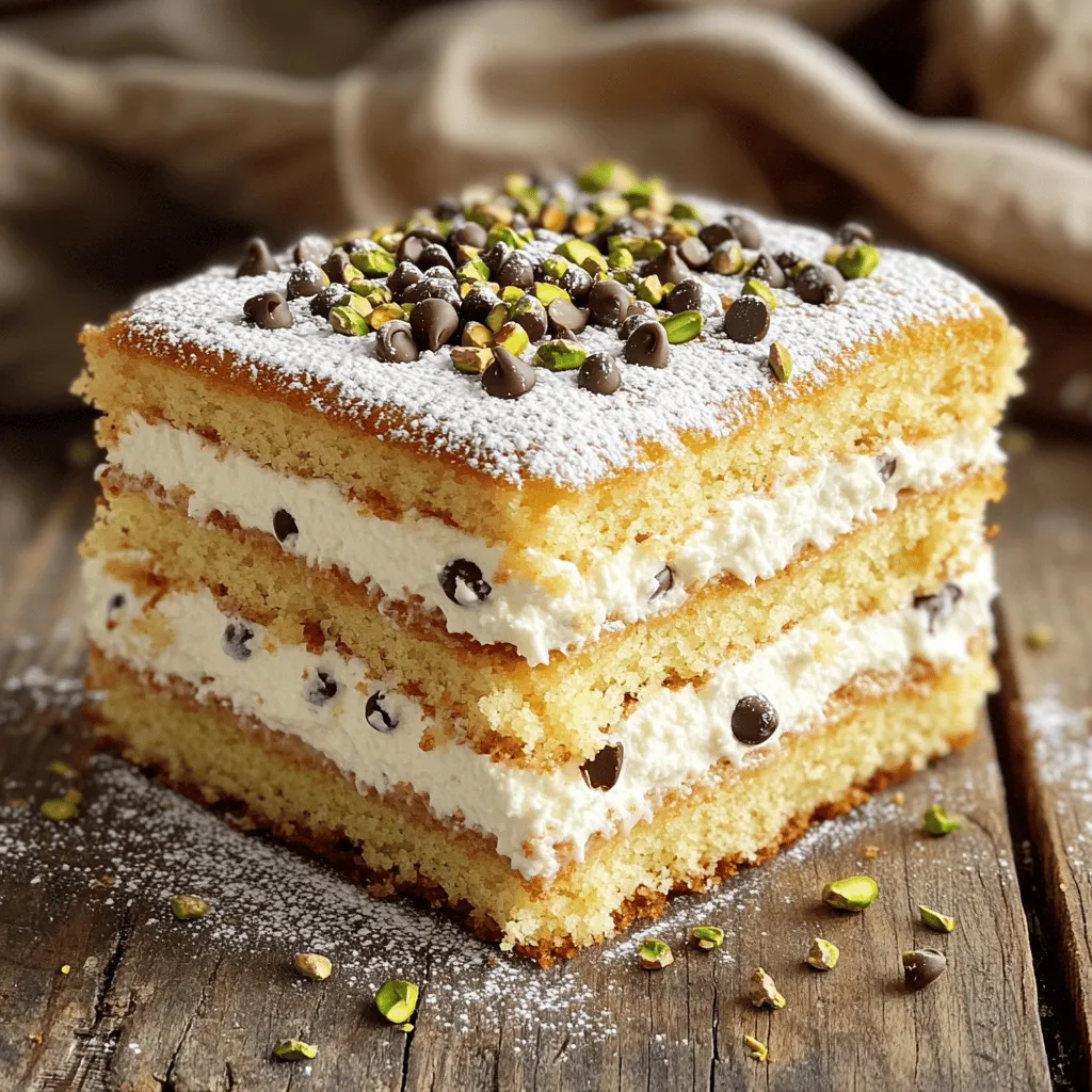 Cannoli Cake Delight Simple and Flavorful Recipe