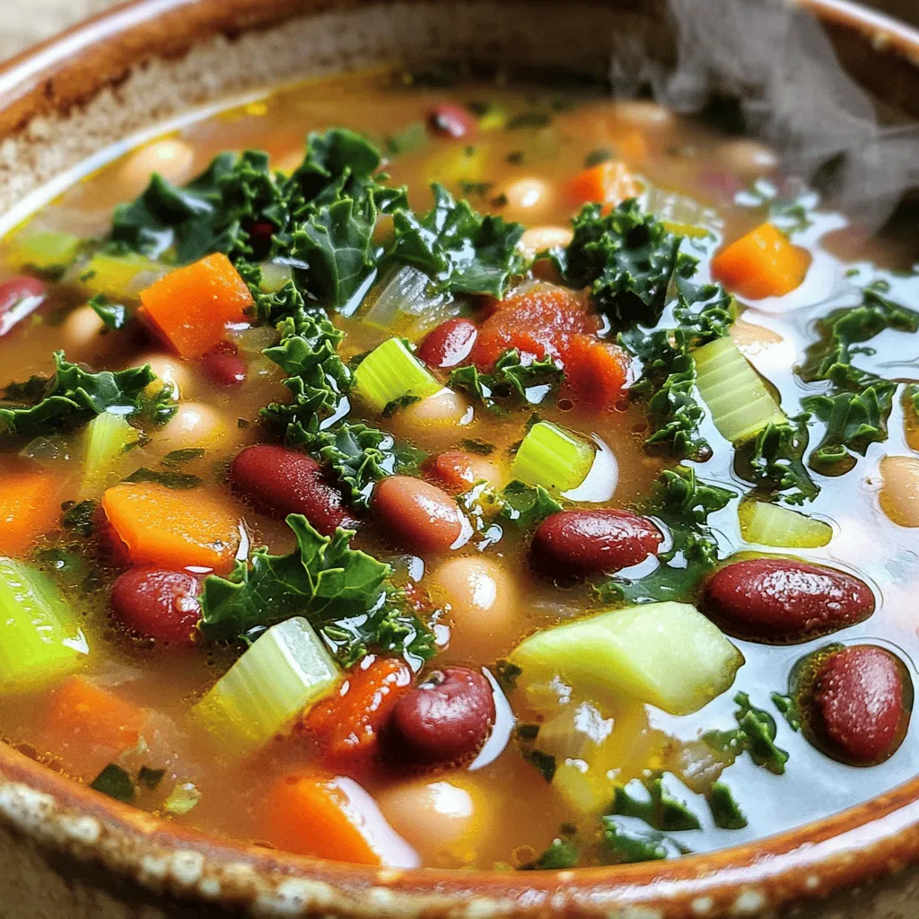 Minute Hearty Bean Soup Flavorful and Nutritious Dish