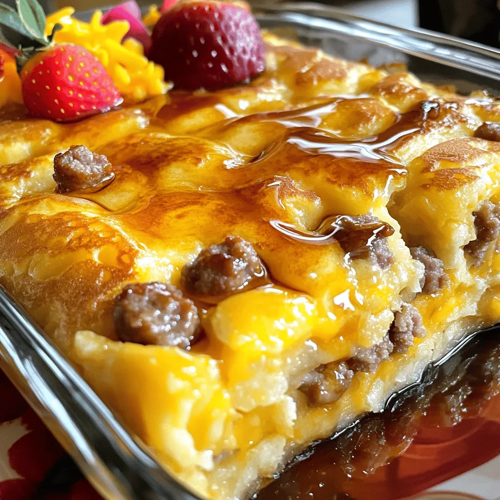 Sausage Pancake Breakfast Casserole Easy Family Meal