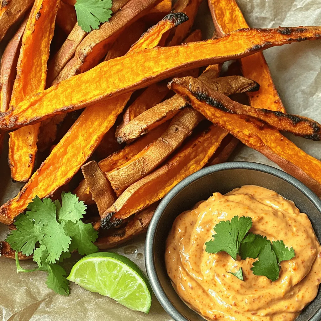Air Fryer Sweet Potato Fries With Chipotle Mayo Delight