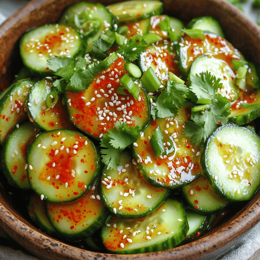 Spicy Korean Cucumber Salad Simple and Fresh Recipe