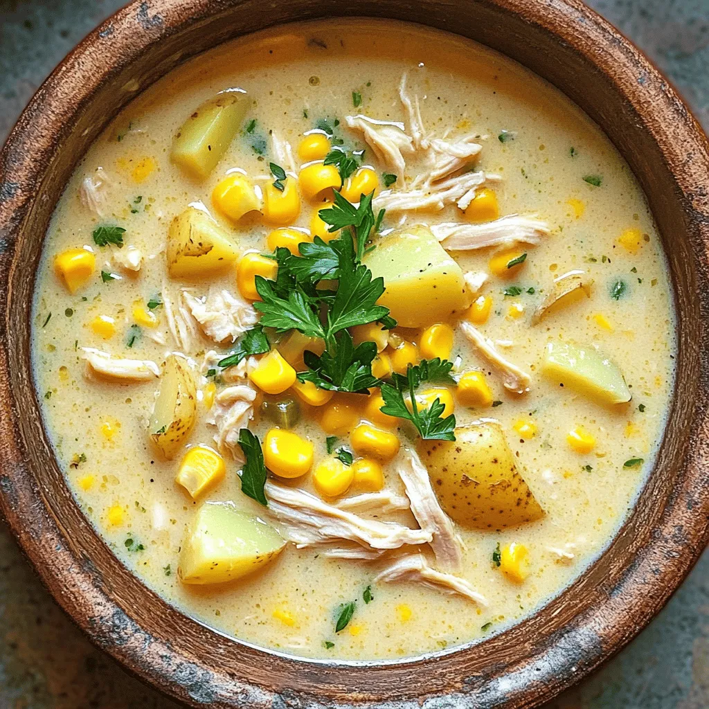 Crockpot Chicken Corn Chowder Easy and Hearty Meal