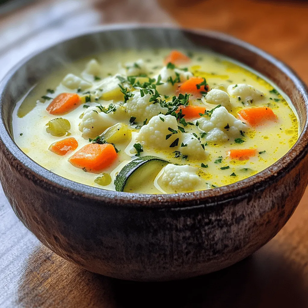 Creamy Vegetable Soup Healthy and Flavorful Recipe
