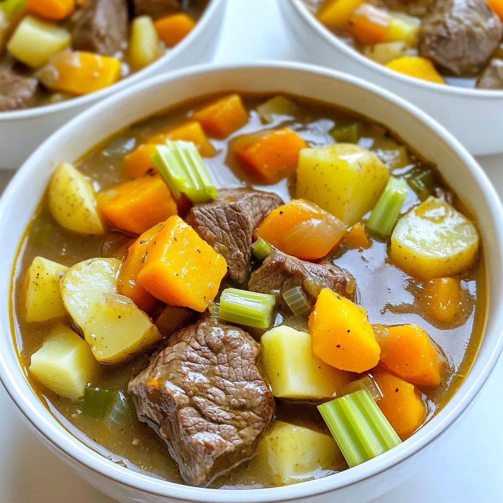 Slow Cooker Harvest Beef Stew Simple and Flavorful Meal
