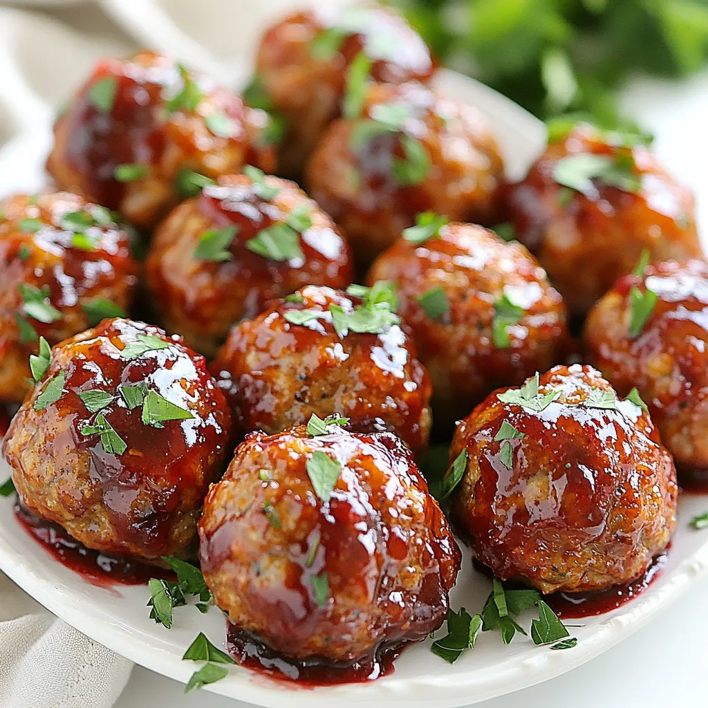 Cranberry Sauce Meatballs Flavorful Holiday Delight