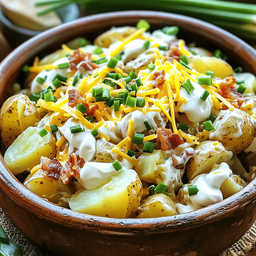 Loaded Baked Potato Salad Delightful and Simple Recipe