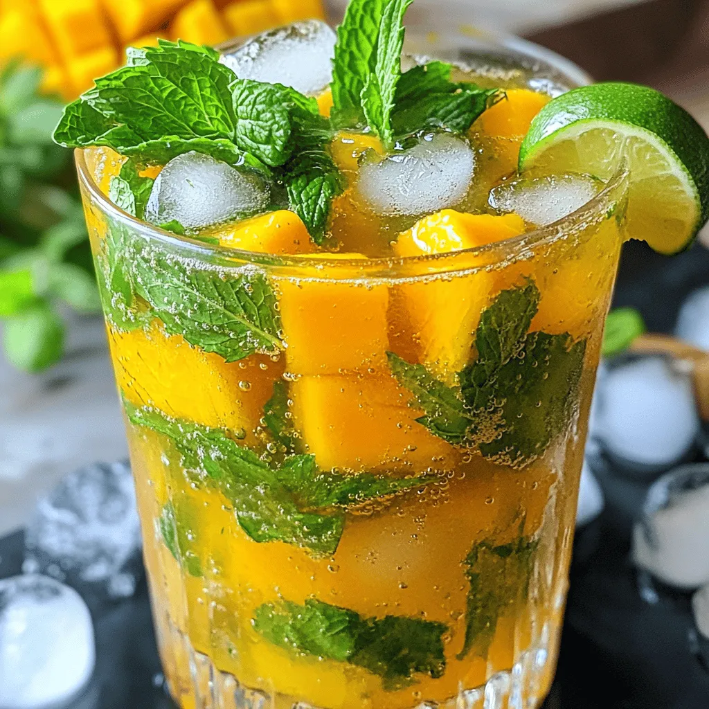 Mango Mojito Refreshing Drink for Summer Fun