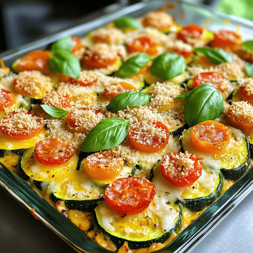 Cheesy Baked Zucchini Casserole Savory and Filling Dish