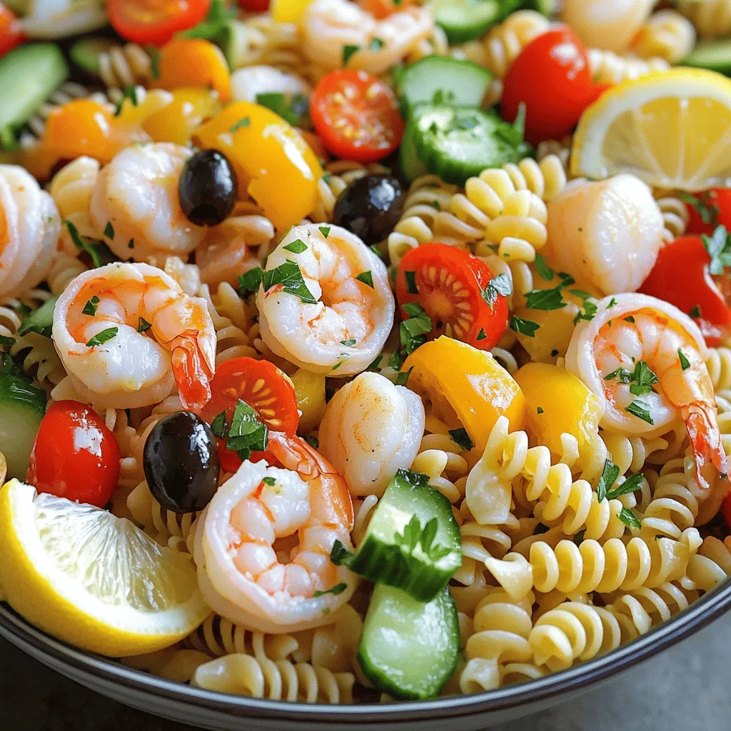 Savory Seafood Pasta Salad Fresh and Flavorful Dish