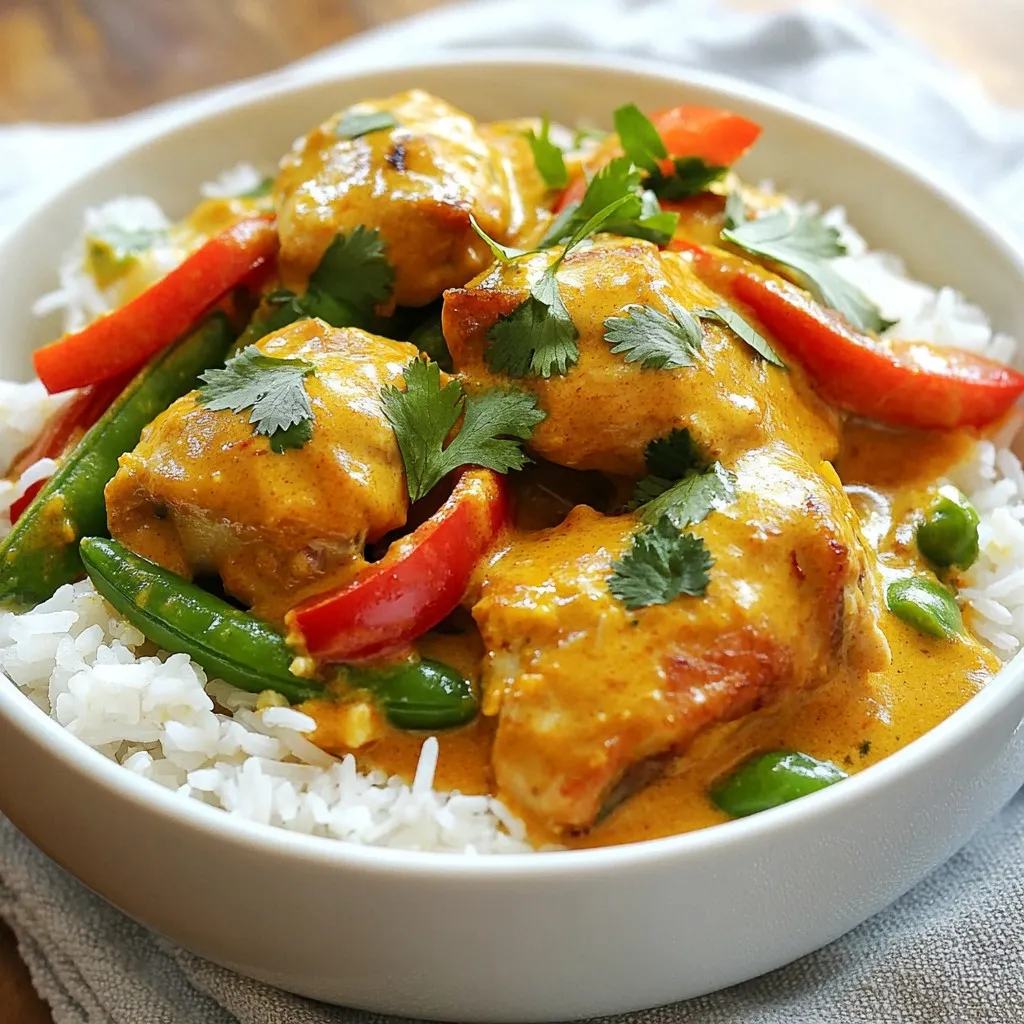 Thai Peanut Curry Chicken Flavorful and Easy Recipe