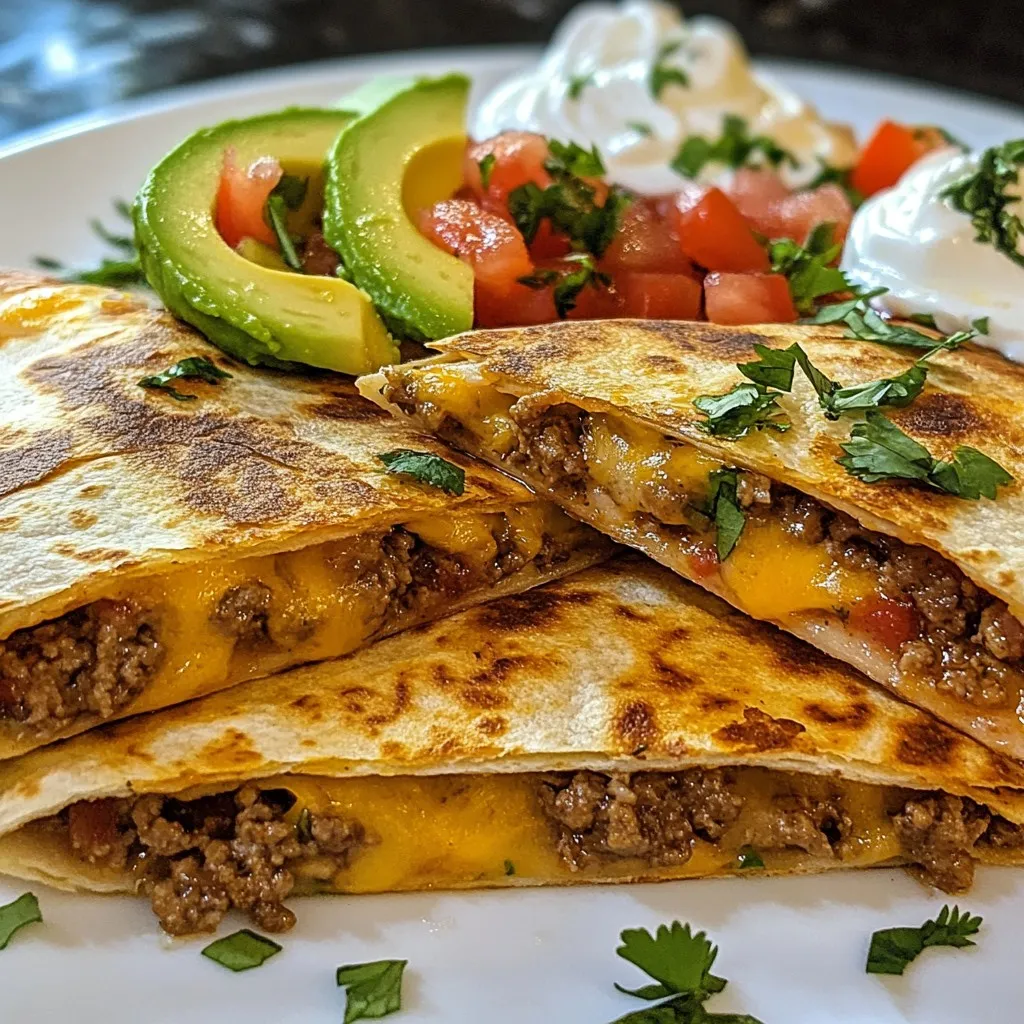 Smashburger Quesadillas Flavorful Crunchy Delight