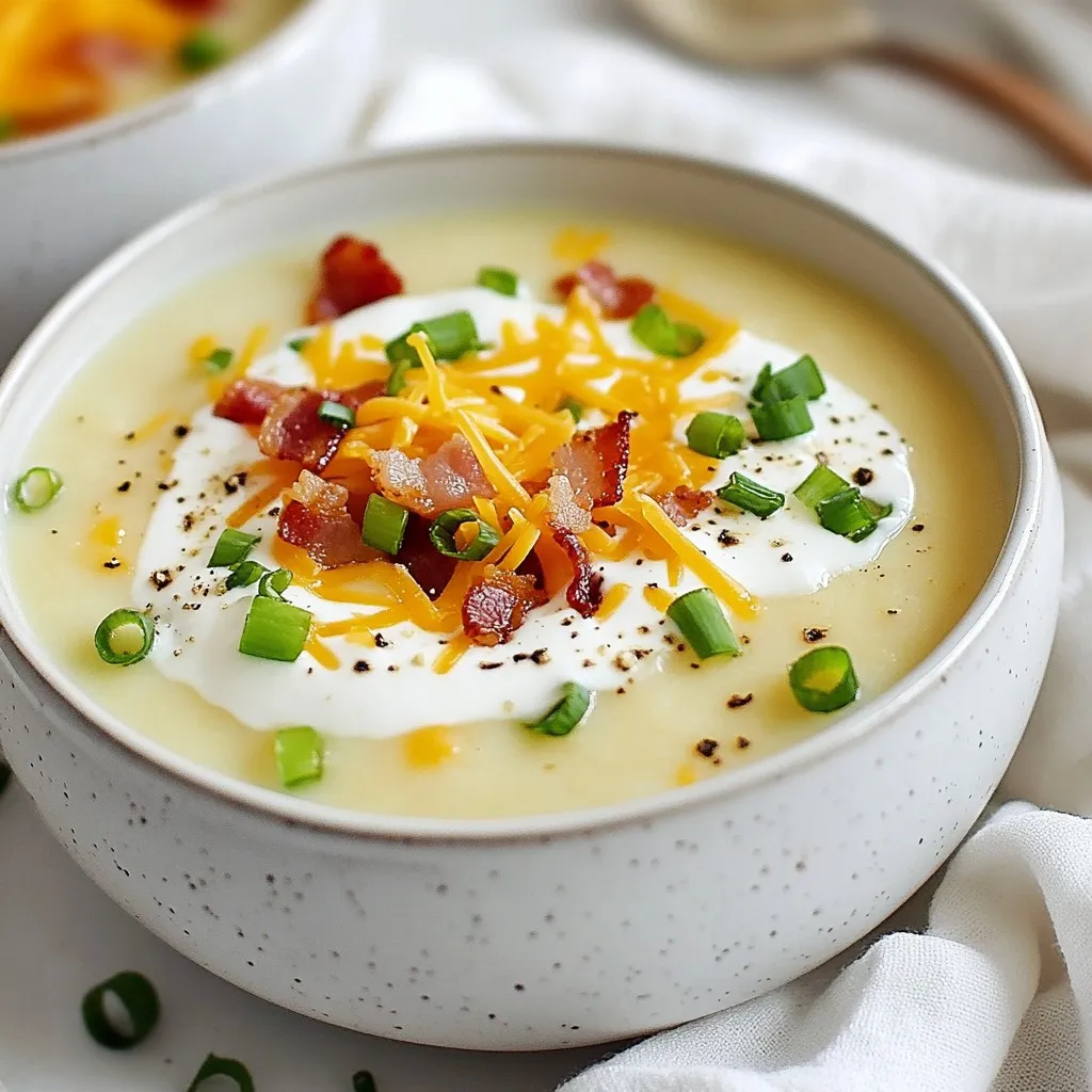 Loaded Baked Potato Soup Creamy and Flavorful Recipe