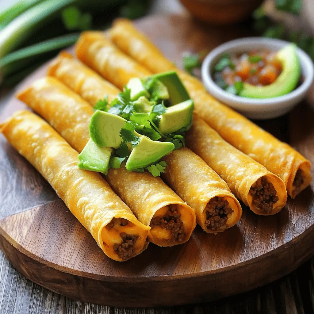Crispy Beef Taquitos Delightful and Easy Recipe