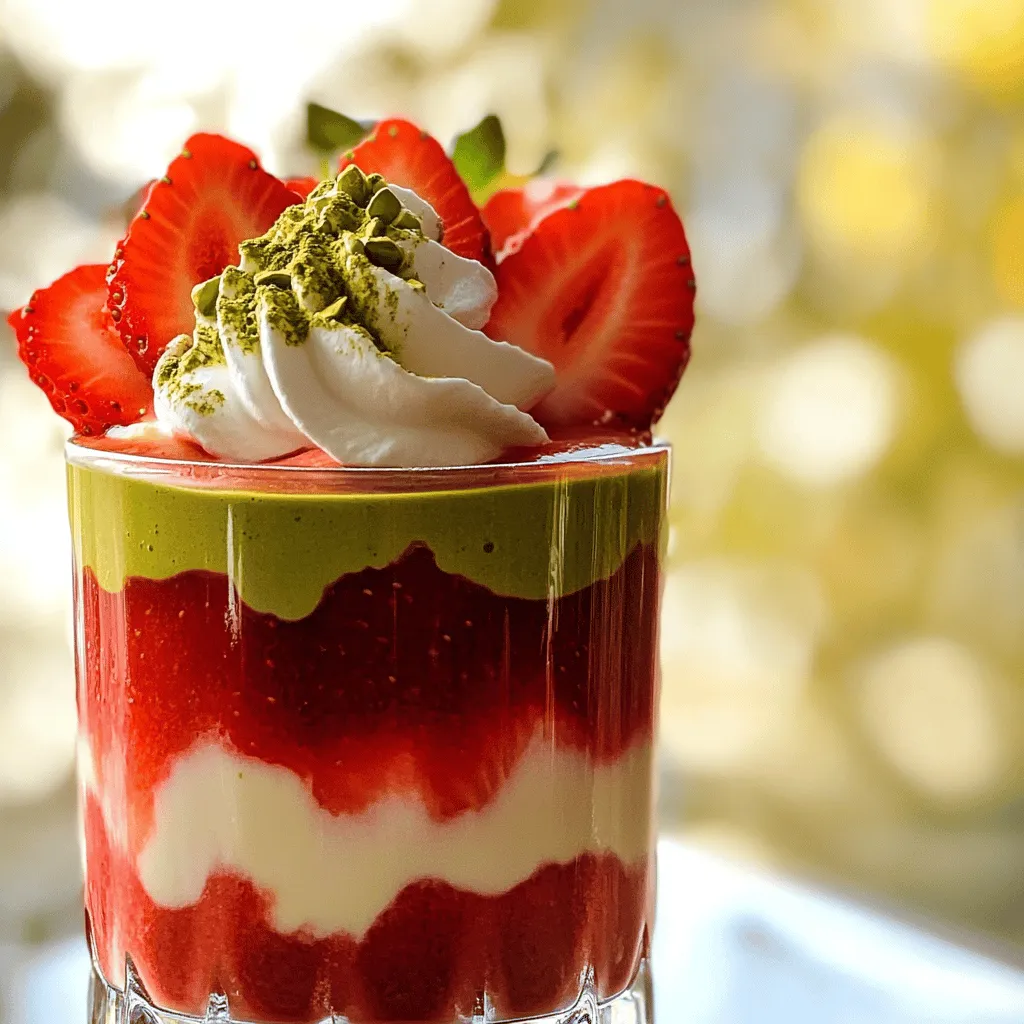 Strawberry Matcha Latte Refreshing and Energizing Drink