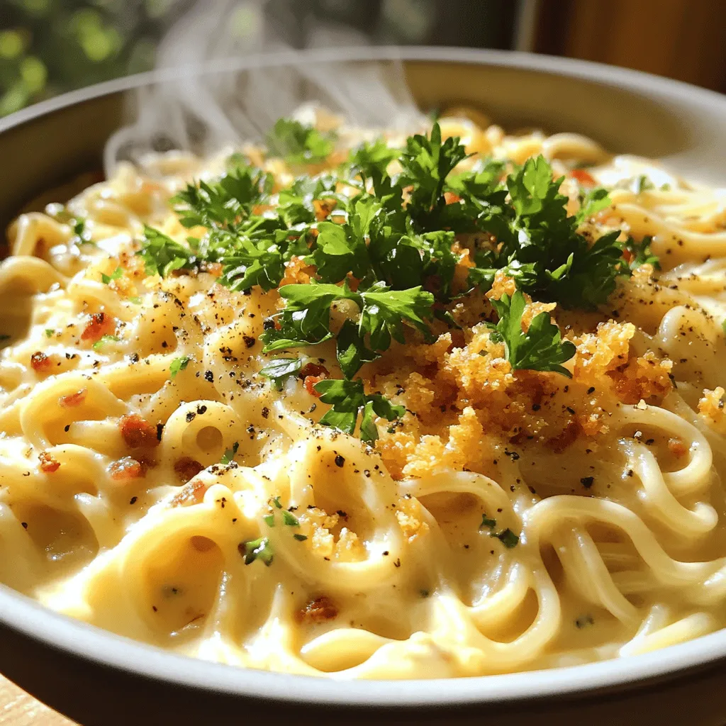 Creamy Carbonara Ramen Bowls Rich and Flavorful Dish