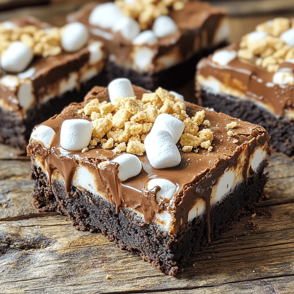 S&#8217;mores Brownies Delightful and Easy Dessert Recipe