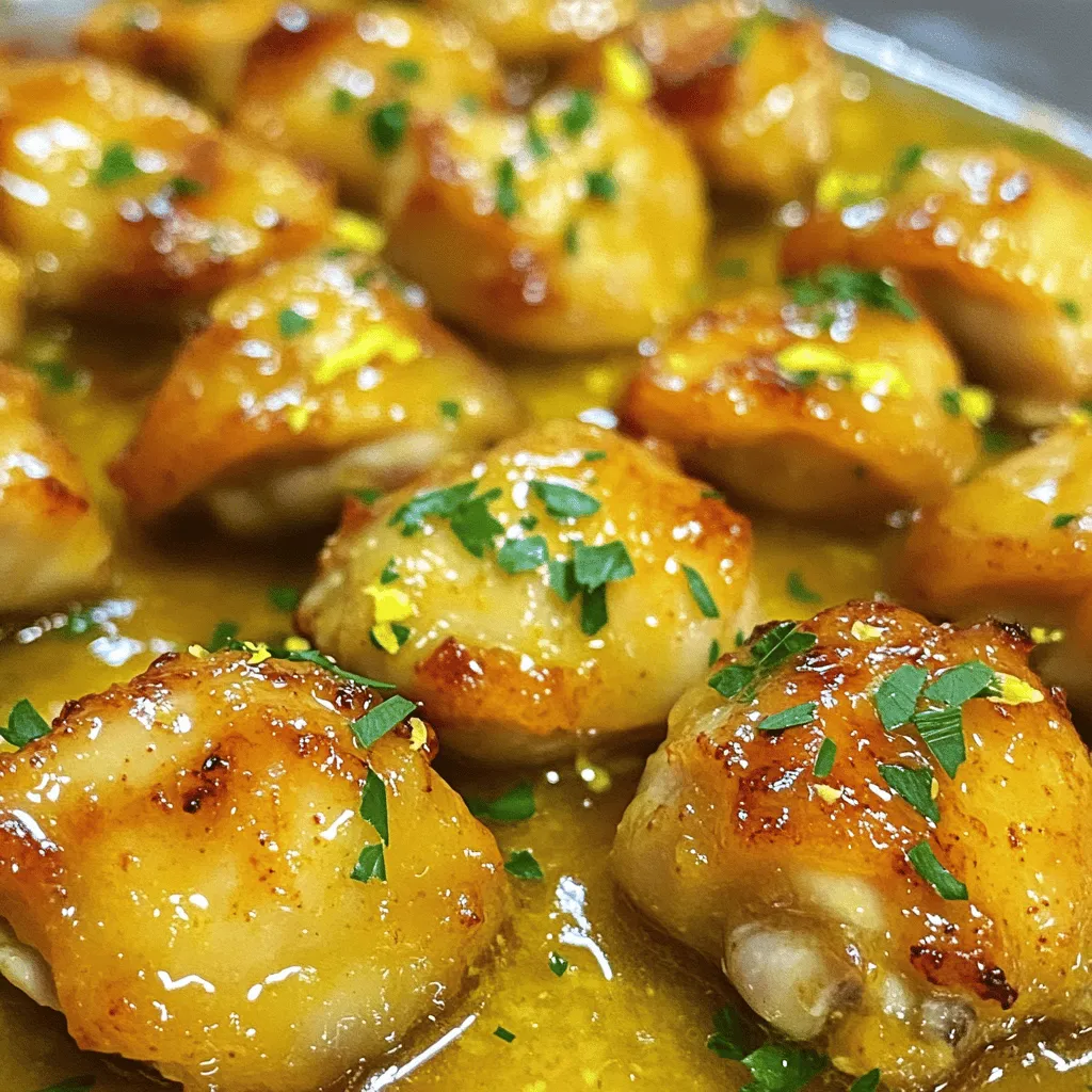 Lemon Garlic Butter Chicken Bites Flavorful Delight