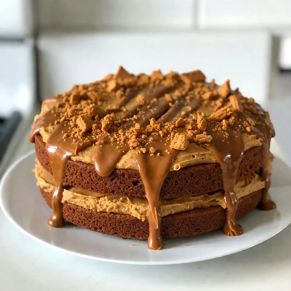Cookie Butter Biscoff Cake Delightful and Easy Recipe