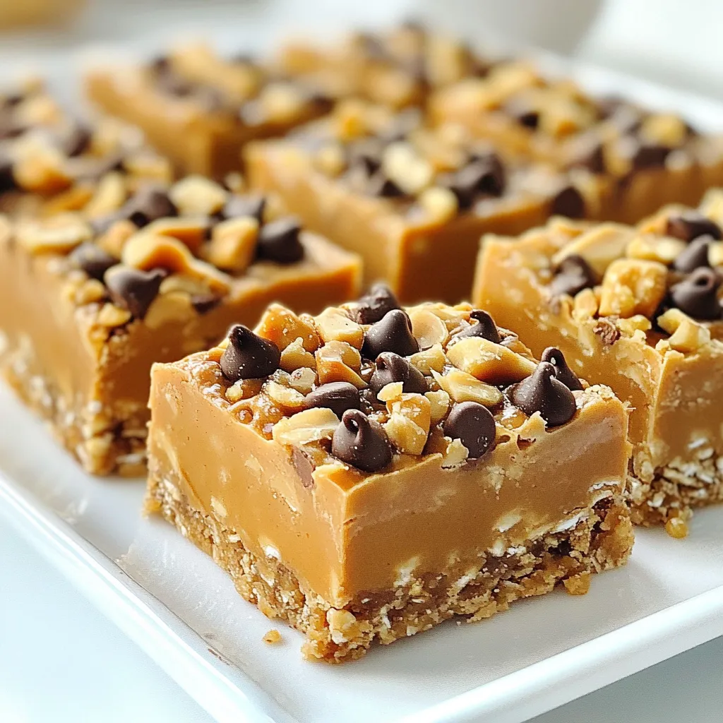 No-Bake Peanut Butter Bars Quick and Simple Recipe