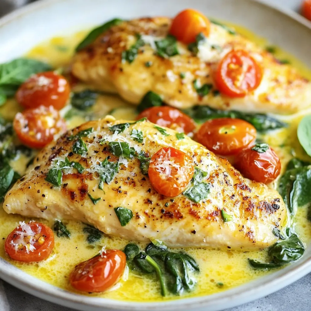 Creamy Garlic Tuscan Chicken Flavorful Dinner Delight