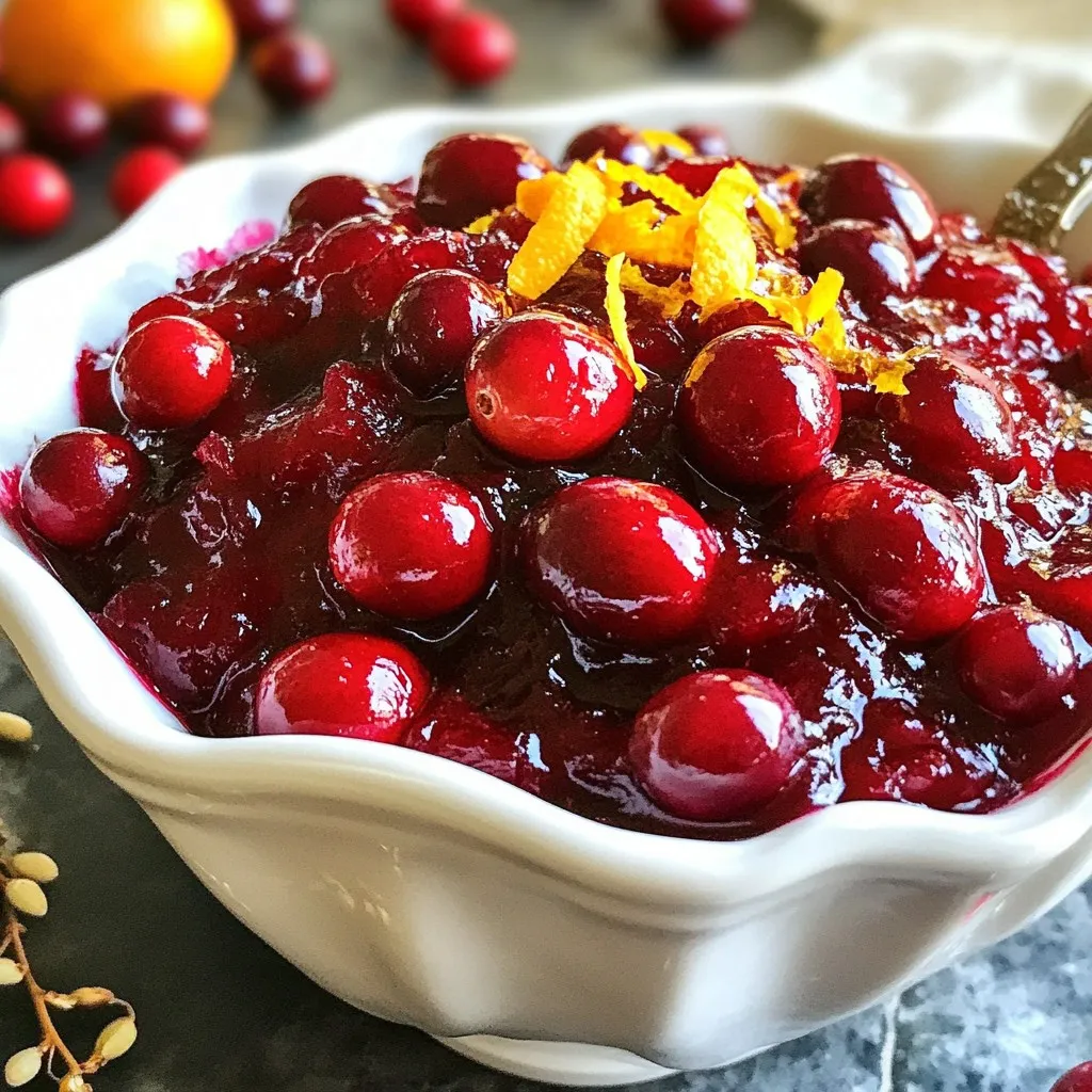 Honey Bourbon Cranberry Sauce Tasty Holiday Delight