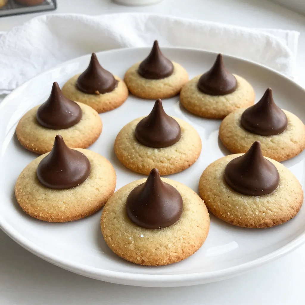 Gingerbread Kiss Cookies Delightful Festive Treat