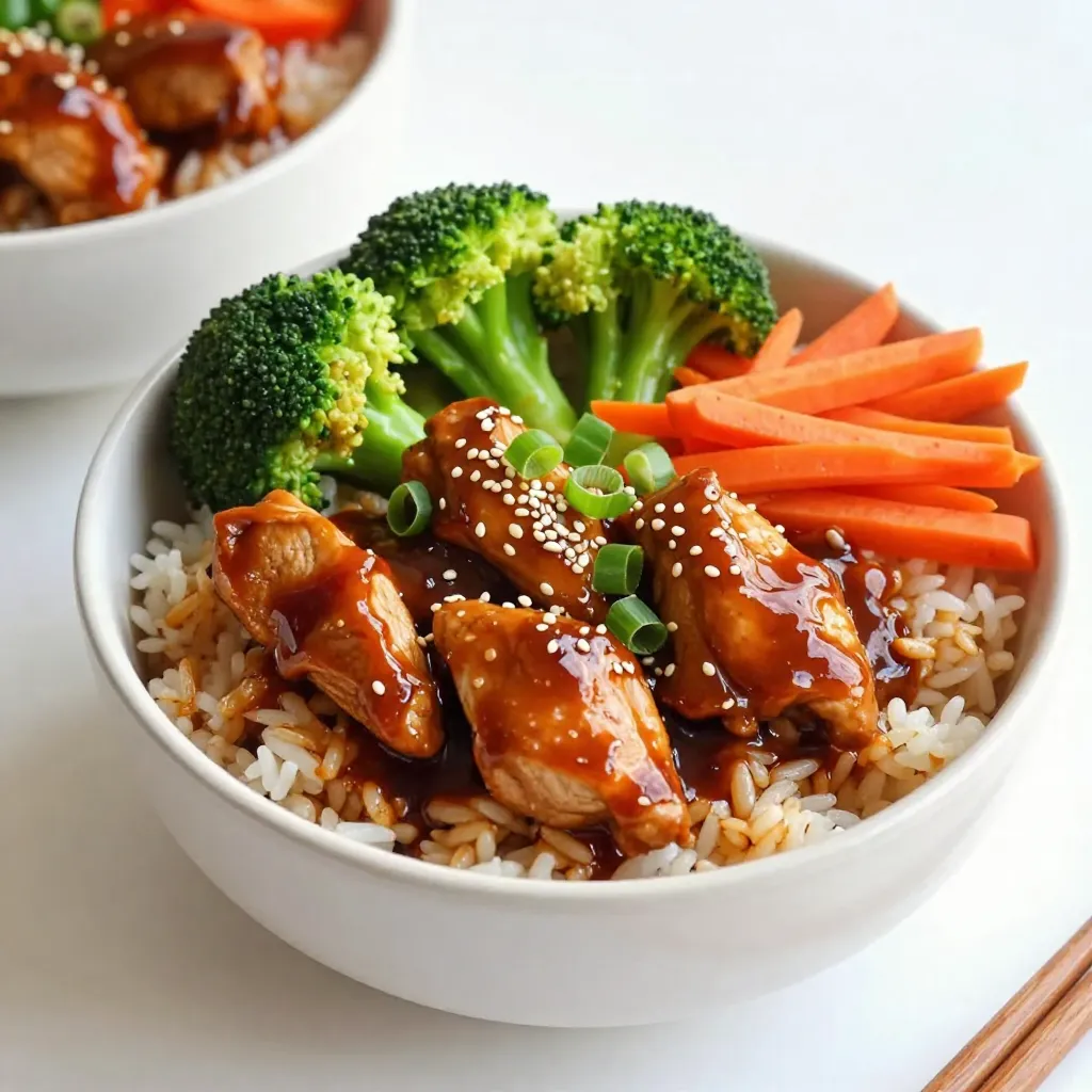 Healthy Teriyaki Chicken Rice Bowls Quick and Easy Meal