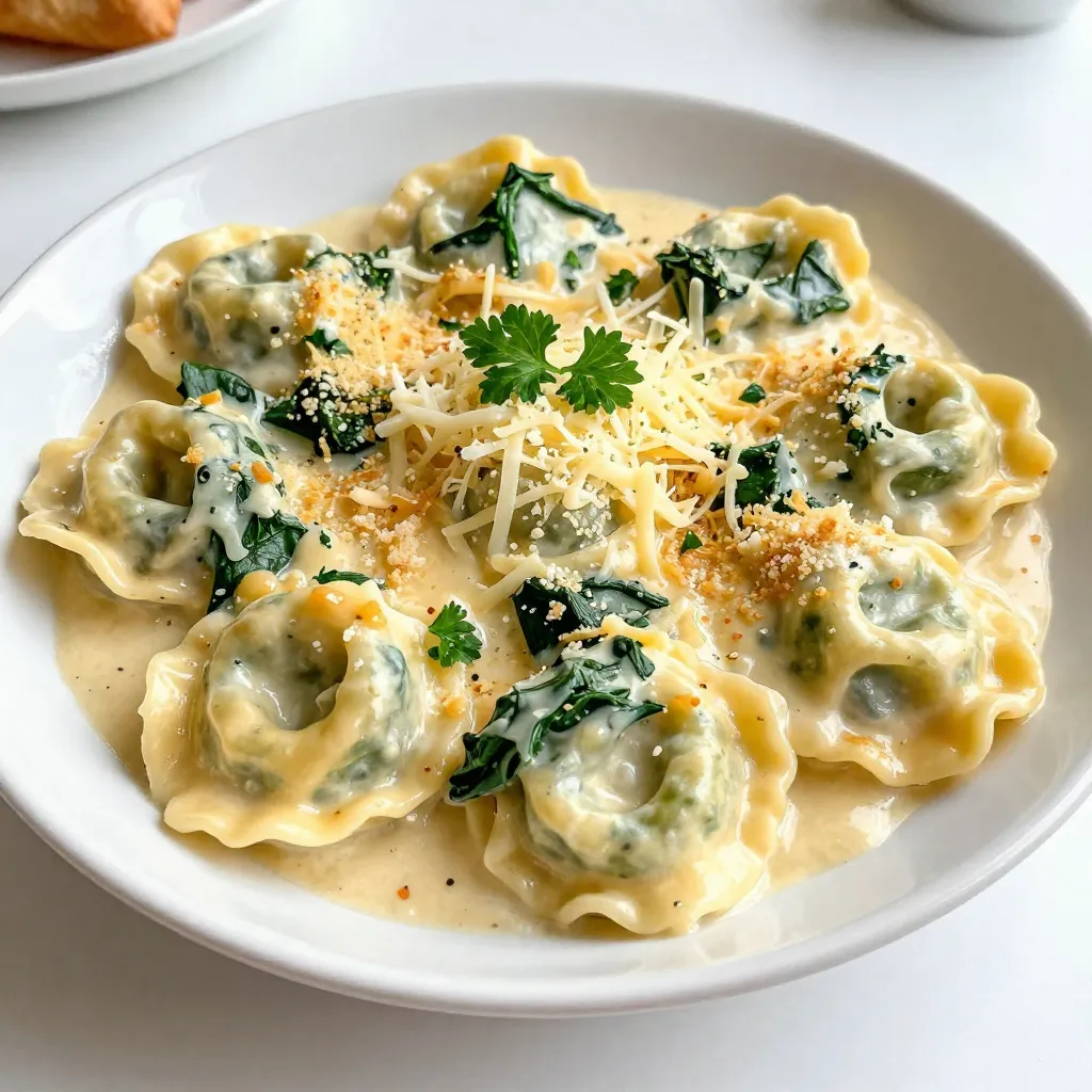 Cheesy Alfredo Tortellini Bake Quick and Tasty Recipe