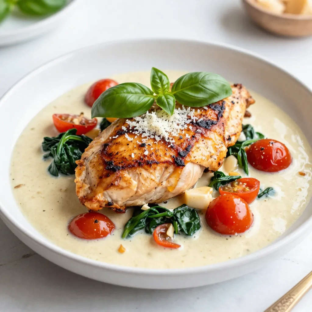 Creamy Garlic Tuscan Chicken Flavorful Dinner Delight