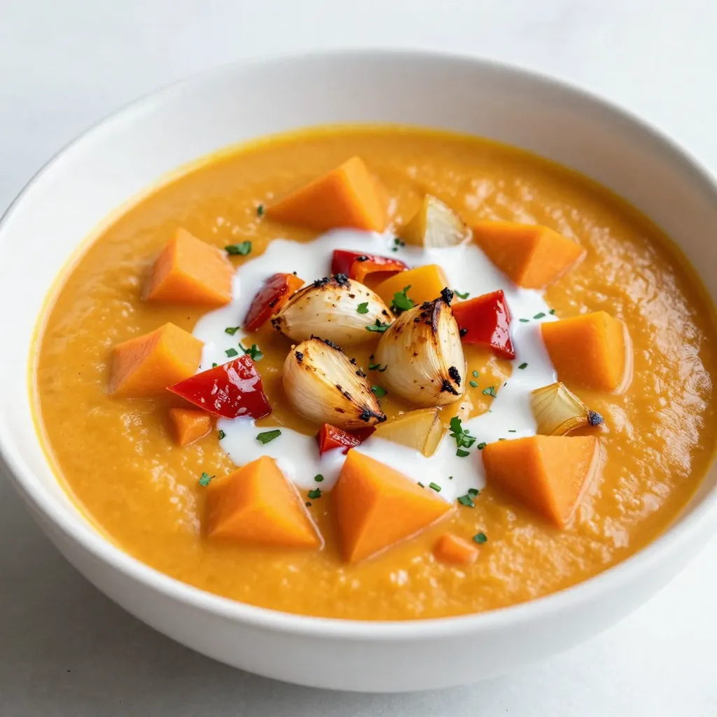 Creamy Roasted Vegetable Soup Rich and Flavorful Recipe