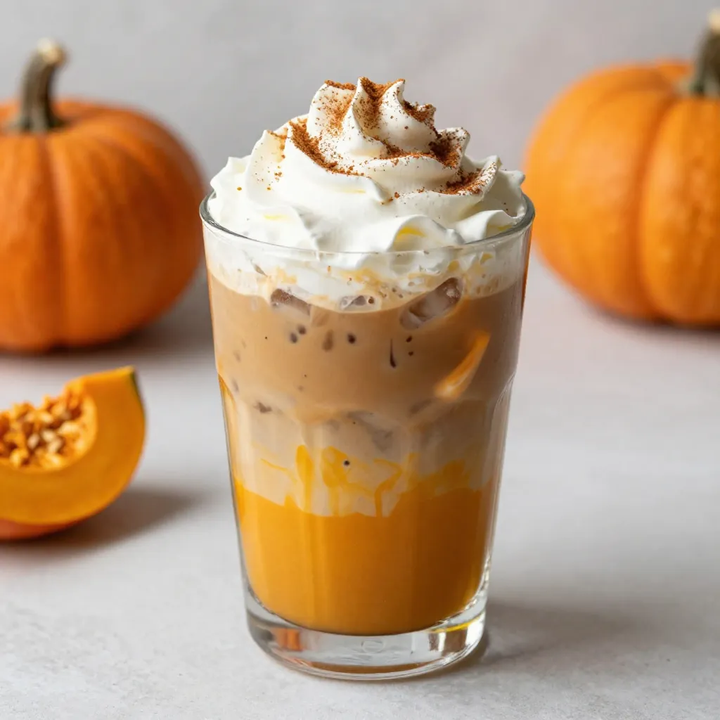 Iced Pumpkin Spice Latte Simple and Tasty Recipe