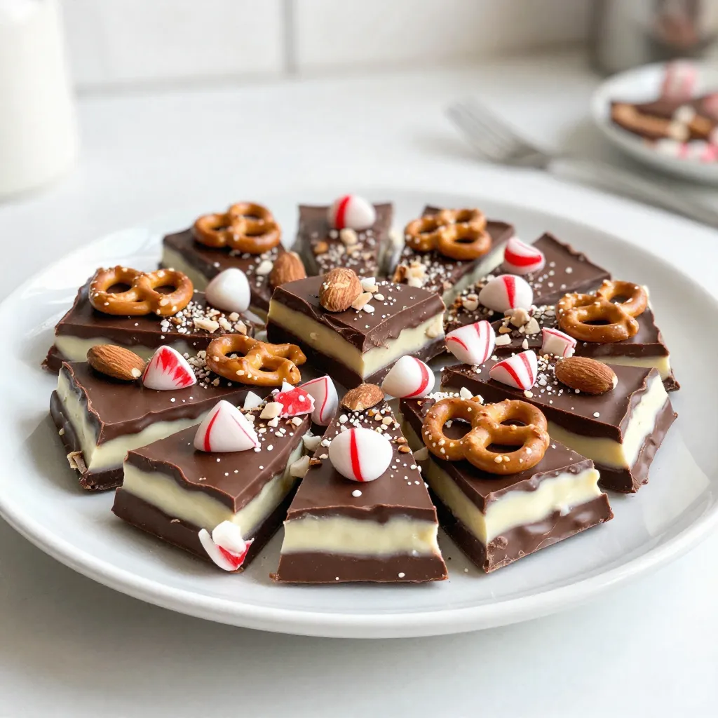 Festive Peppermint Bark Crunch Irresistible Delight