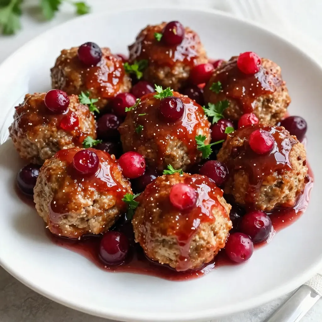 Cranberry Holiday Meatballs Savory and Easy Recipe