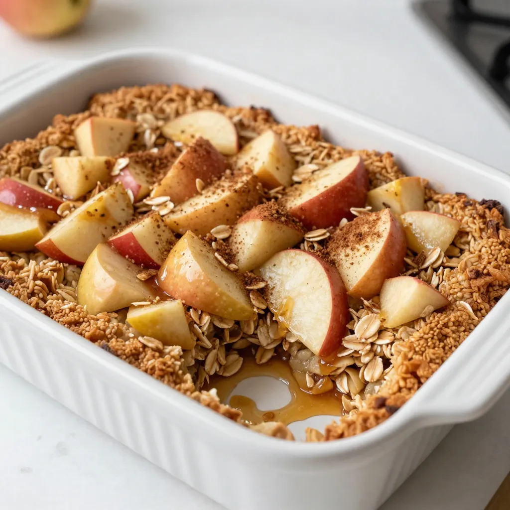 Oatmeal Apple Breakfast Bake Healthy and Simple Treat