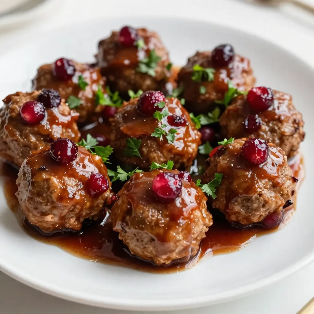 Cranberry Glazed Meatballs Simple and Tasty Recipe