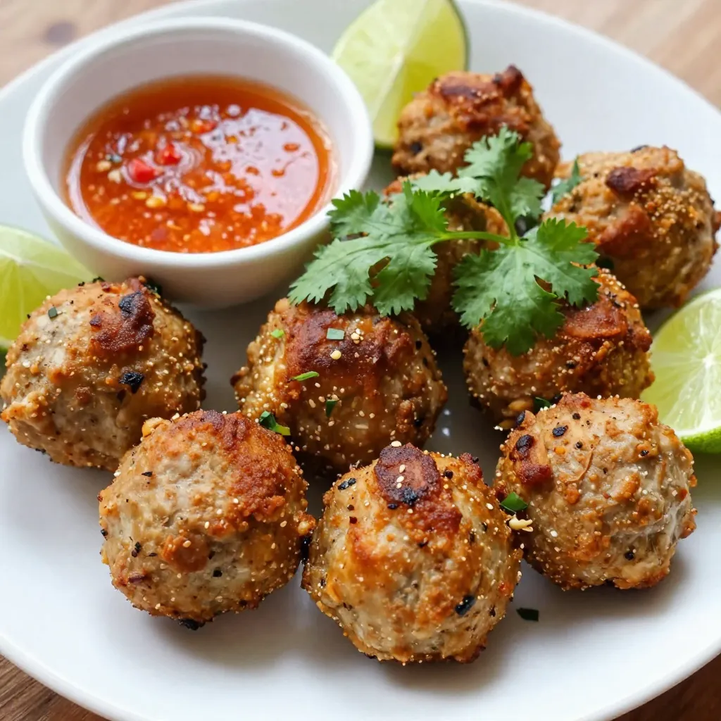 Easy Thai Baked Chicken Meatballs Flavorful and Simple