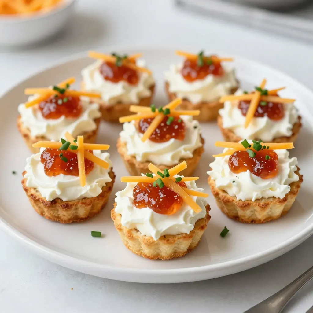 Pepper Jelly Cream Cheese Dip Bites Tasty Finger Food