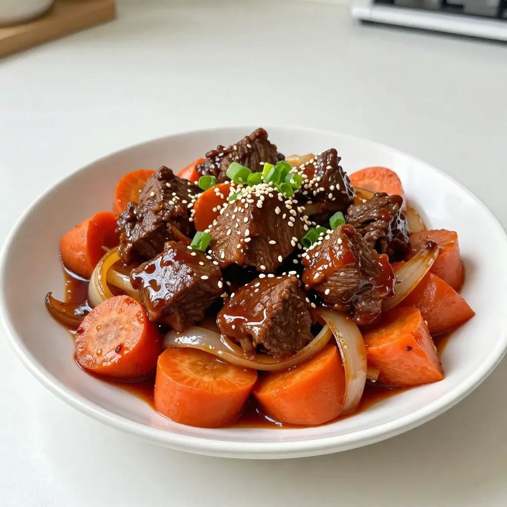 Korean Pot Roast Hearty and Flavorful Family Dinner