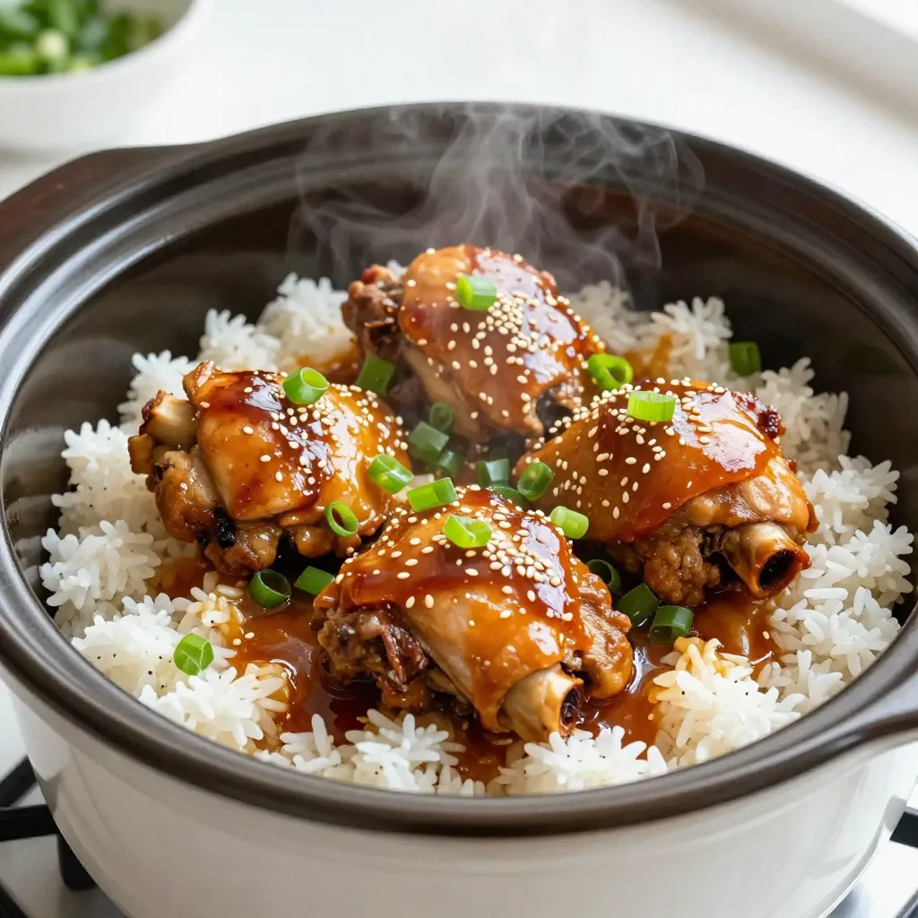 Slow Cooker Honey Garlic Chicken Thighs Flavorful Dish