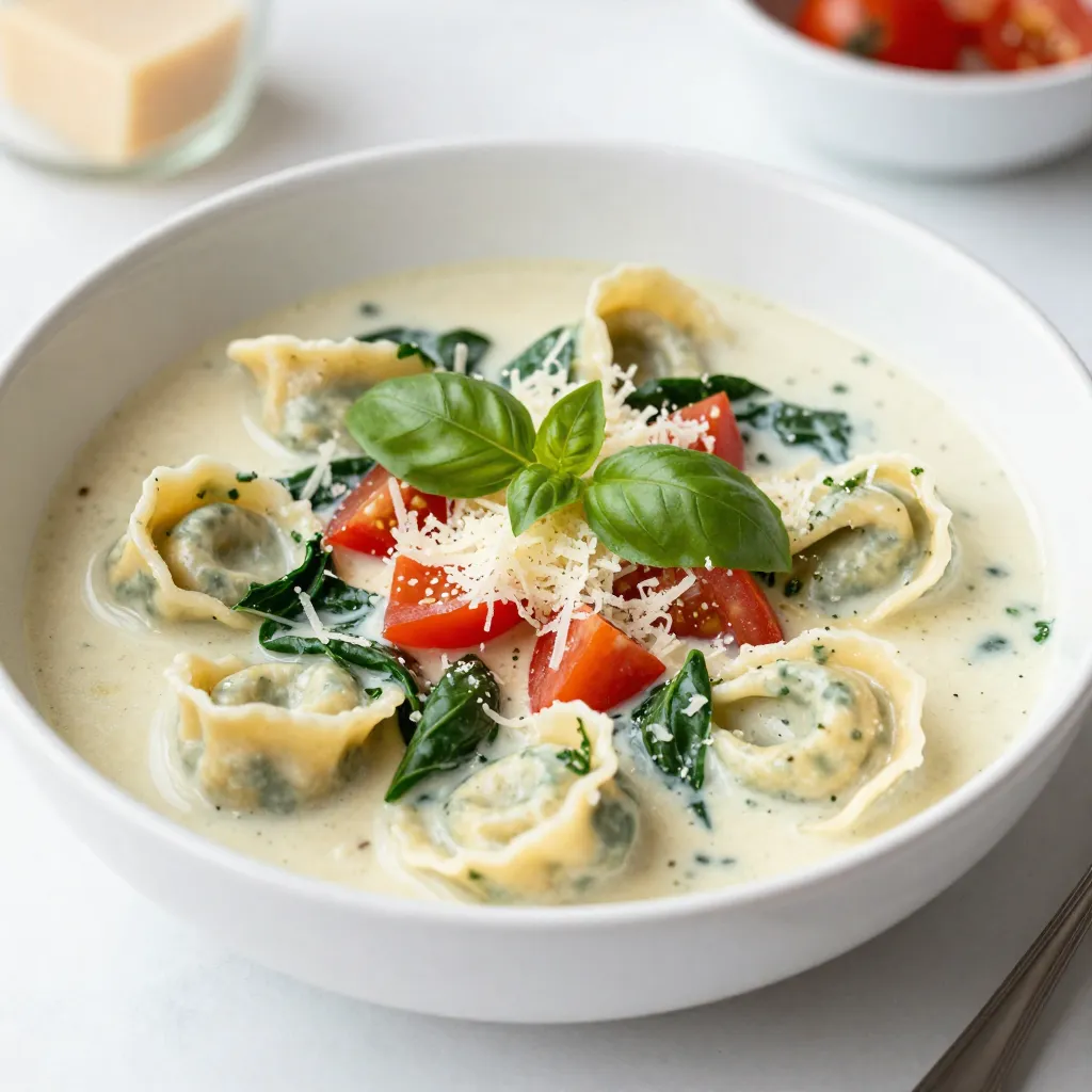 Creamy Tortellini Soup Rich and Hearty Meal Option
