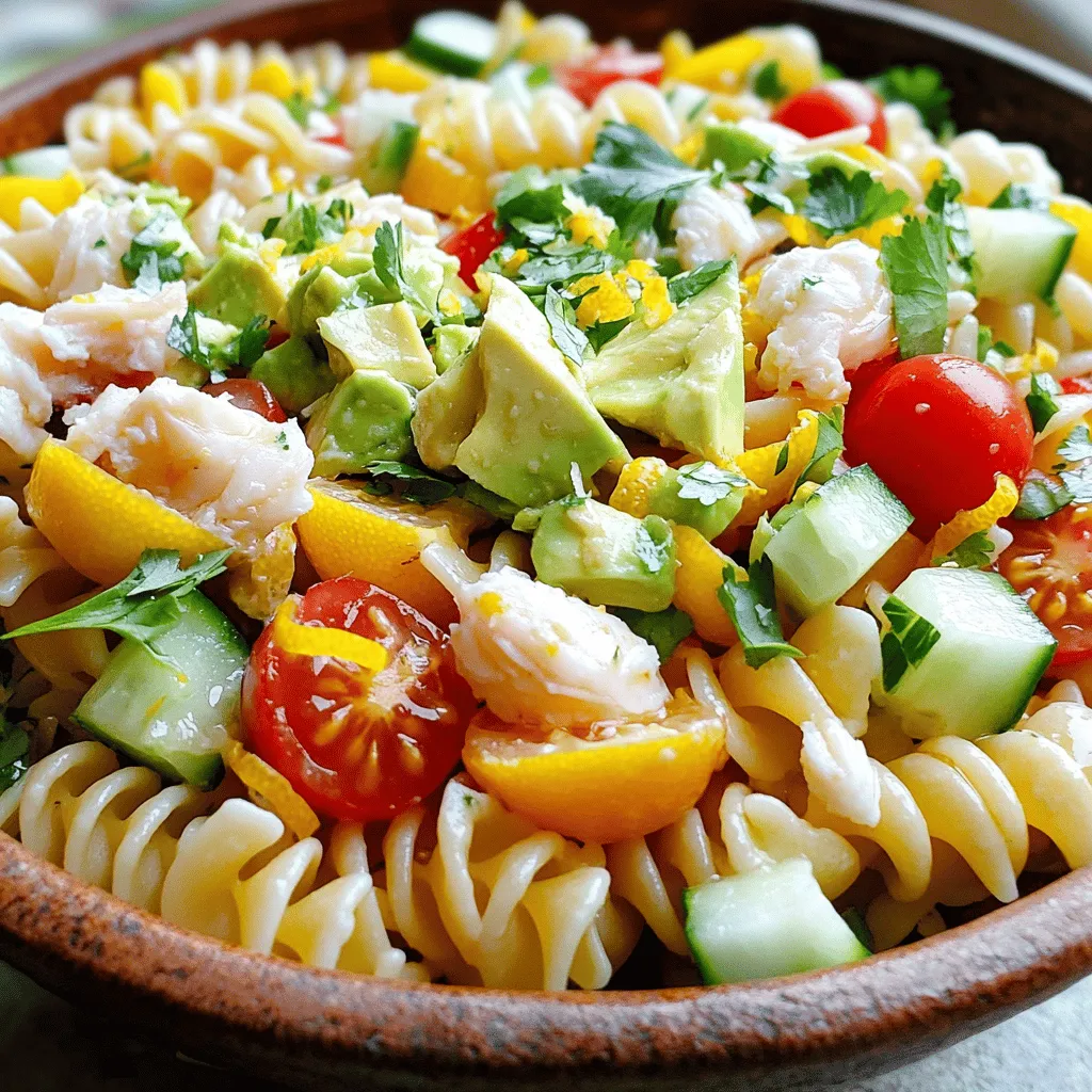 Pasta Salad with Crab Delightful and Simple Recipe