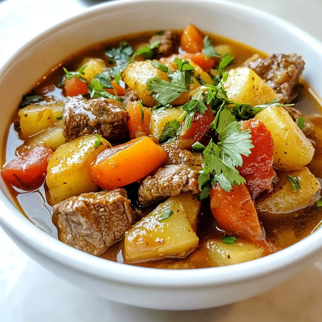 Caldillo Mexican Beef Stew Flavorful Comfort Dish
