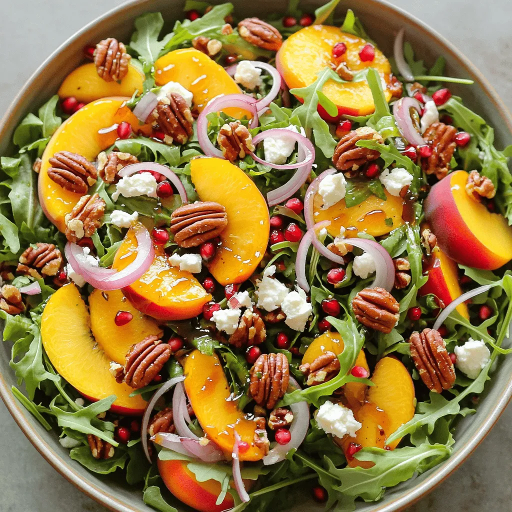 Millionaire Peach Salad Delightful and Fresh Recipe