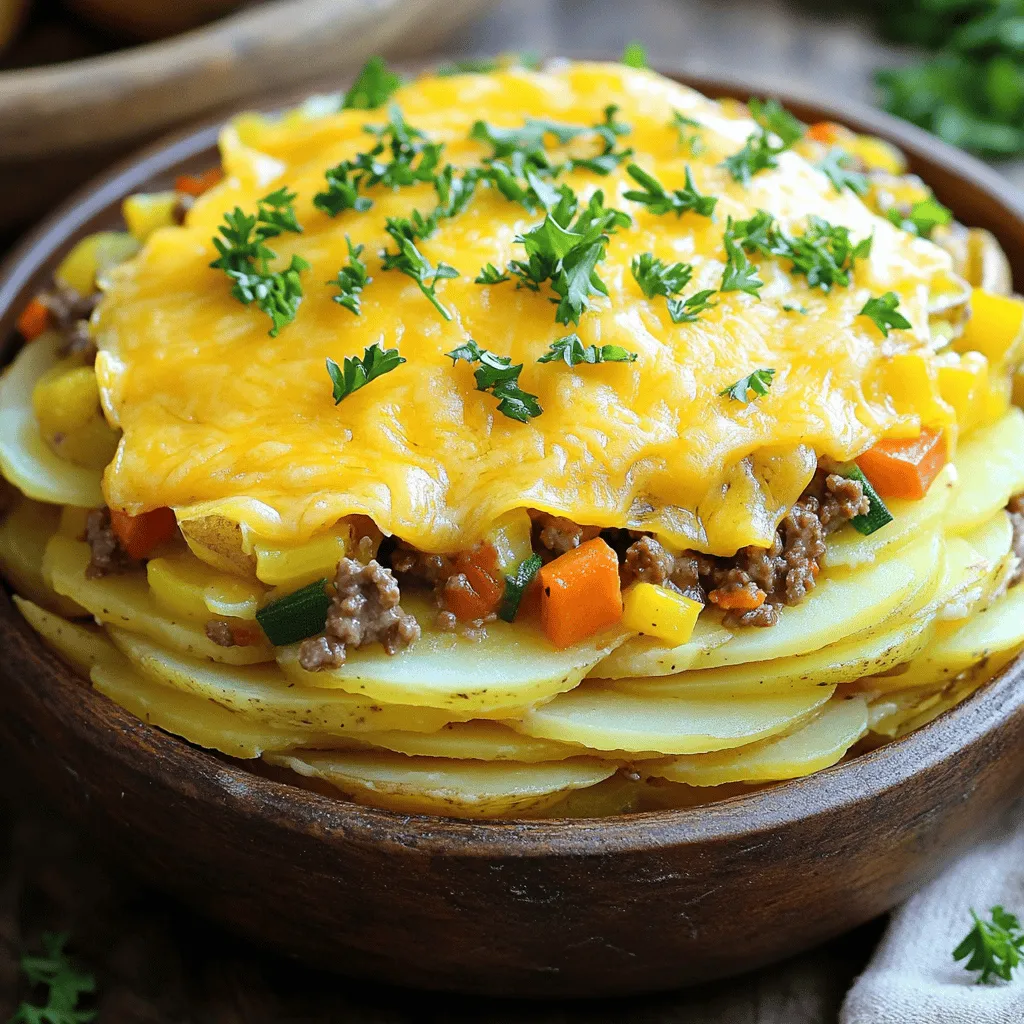 Easy Ground Beef Hobo Casserole Comfort Food Dish